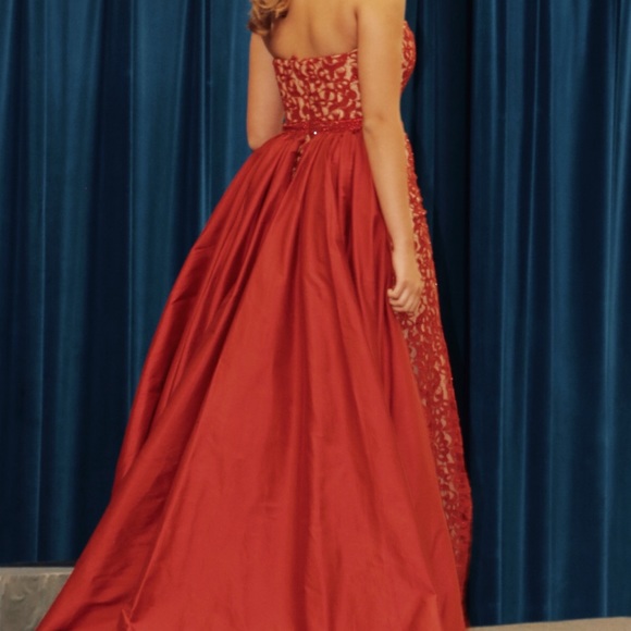 Jovani 35052 custom prom dress formal size 2 - Picture 3 of 5